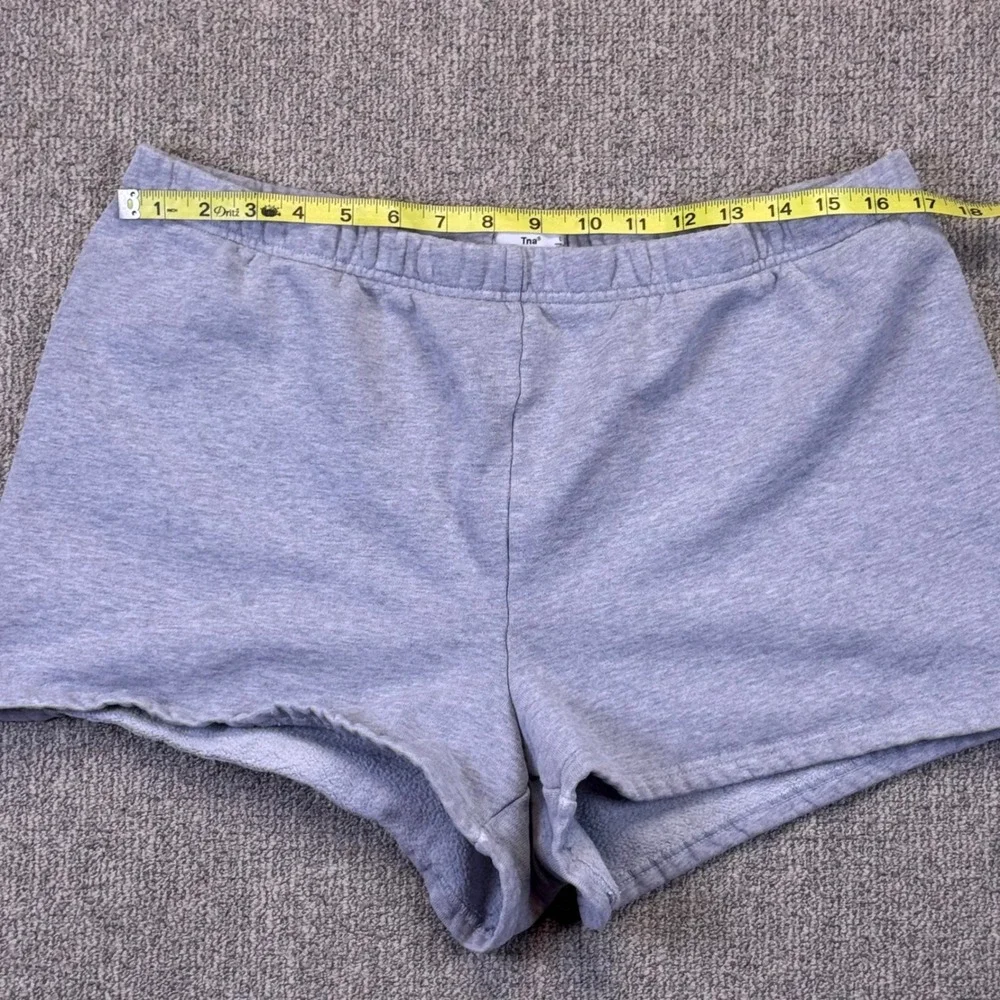 TNA Grey Lounge‎ Shorts Womens Large Elastic Waist Cozy Casual Athleisure